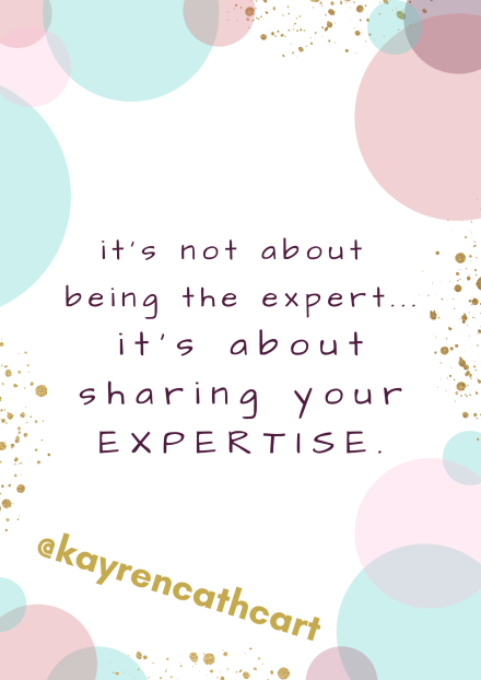 Expert - sharing expertise